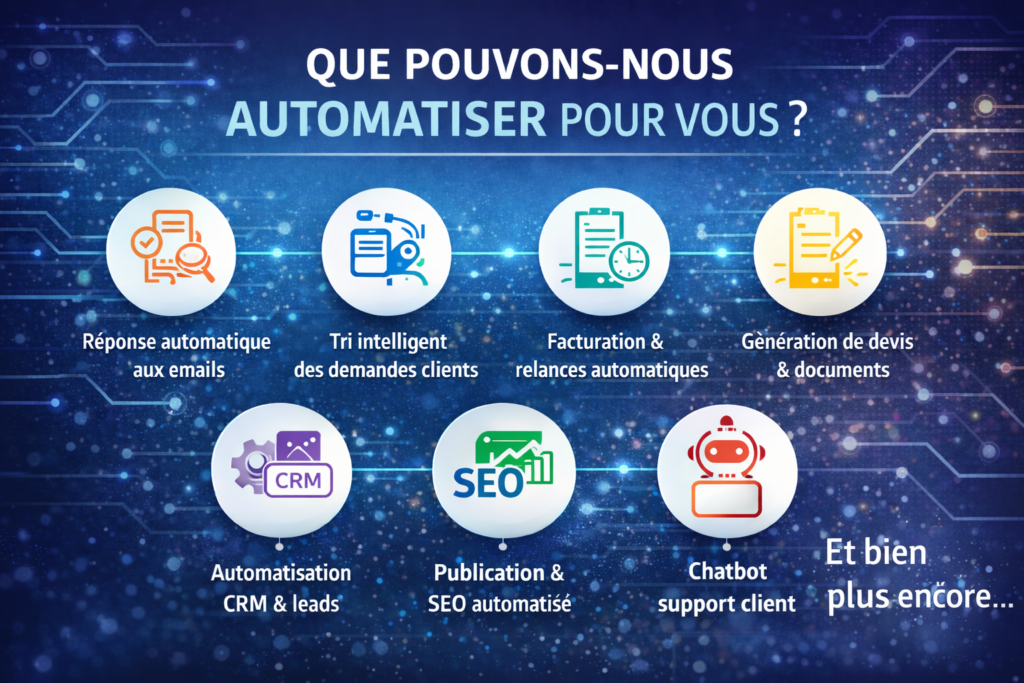 Que pouvons nous automatiser